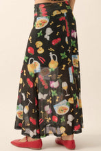 Load image into Gallery viewer, Foodie Mesh Maxi Skirt