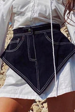 Load image into Gallery viewer, Black Denim Belt