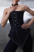 Load image into Gallery viewer, Black Denim Belt