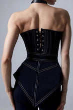 Load image into Gallery viewer, Black Denim Belt