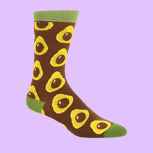 Load image into Gallery viewer, Step up your sock game with our playful Avocado Socks! Made from 80% combed cotton, 15% spandex, and 5% elastane, these socks are ultra-soft, stretchy, and comfortable enough to wear all day long. Available in sizes US 6-9 for women, they’re the perfect quirky addition to your everyday wardrobe. Slip into these fun socks and let your style show from head to toe!