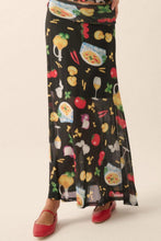 Load image into Gallery viewer, Foodie Mesh Maxi Skirt