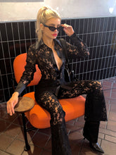 Load image into Gallery viewer, Black Lace Blouse