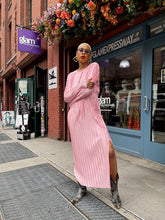 Load image into Gallery viewer, Pink Plisse Maxi Dress