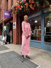 Load image into Gallery viewer, Pink Plisse Maxi Dress