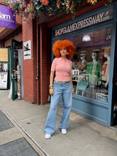 Load image into Gallery viewer, Fitted Striped Polo Top