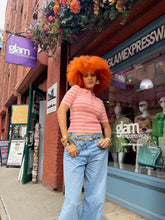 Load image into Gallery viewer, Fitted Striped Polo Top