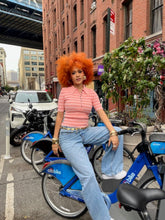 Load image into Gallery viewer, Fitted Striped Polo Top