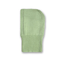 Load image into Gallery viewer, Lime Green Knit Hood Hat/ Scarf