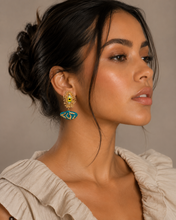 Load image into Gallery viewer, Modern Art Statement Earrings