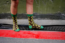 Load image into Gallery viewer, Step up your sock game with our playful Avocado Socks! Made from 80% combed cotton, 15% spandex, and 5% elastane, these socks are ultra-soft, stretchy, and comfortable enough to wear all day long. Available in sizes US 6-9 for women, they’re the perfect quirky addition to your everyday wardrobe. Slip into these fun socks and let your style show from head to toe!