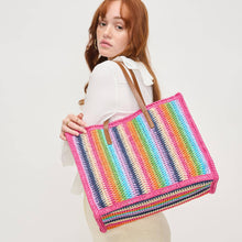 Load image into Gallery viewer, Candy Stripe Tote