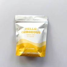 Load image into Gallery viewer, Indulge in a luxurious self-care experience with Hello Gorgeous Epsom Salts. Made with pure epsom salt, these salts will help you relax and unwind. Treat yourself to a luxurious bath and enjoy the benefits of epsom salt, perfect for pampering and rejuvenation.