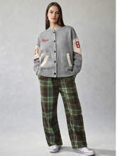 Load image into Gallery viewer, Grey Milk Varsity Cardigan