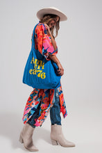 Load image into Gallery viewer, This America 76 Canvas Tote is a durable cotton canvas tote that has been made with a plain design and yellow text over the front. It has two urban twin handles, which help to give this bag a unique style. This bag is perfect for walking the dog, heading out to the beach with friends or going on a trip because of its durable design and open top concept. Made from durable 100% cotton canvas, and featuring an open top concept for convenient access, this roomy bag is ideal for everyday use.