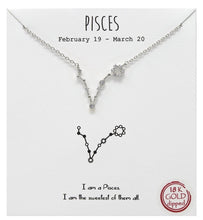Load image into Gallery viewer, Zodiac Constellation Necklaces