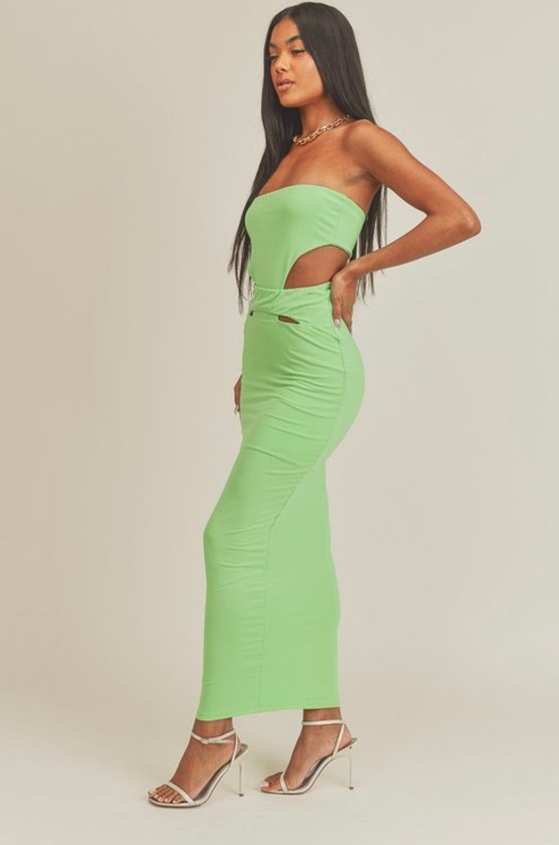 Lime Green Maxi Dress