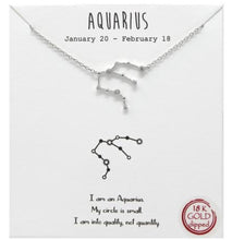 Load image into Gallery viewer, Zodiac Constellation Necklaces