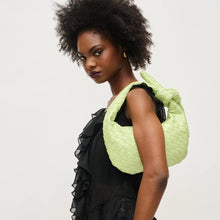 Load image into Gallery viewer, Pistachio Woven Knot Clutch
