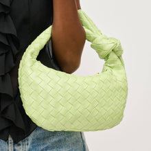 Load image into Gallery viewer, Pistachio Woven Knot Clutch
