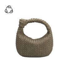 Load image into Gallery viewer, Woven Olive Leather Top Handle Bag
