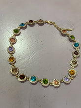 Load image into Gallery viewer, Multi Stone Choker Necklace
