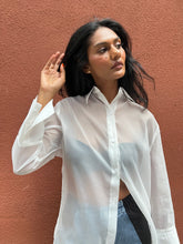 Load image into Gallery viewer, White Organza Shirt
