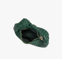 Load image into Gallery viewer, Woven Green Top Handle Bag
