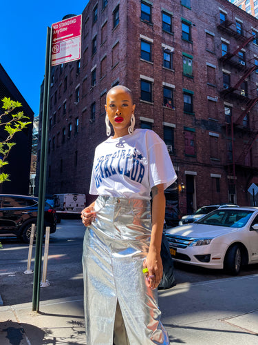 Saddle up in style with our White Cowgirl Social Club Graphic Tee. Crafted from 100% cotton for comfort and breathability, this short sleeve tee features an oversized 