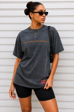 Load image into Gallery viewer, Celebrate one of basketball's greatest moments in our Largest Comeback in NBA Finals History acid wash tee. Made from soft 100% cotton with embroidered details and a relaxed fit.
