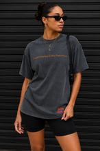 Load image into Gallery viewer, Celebrate one of basketball's greatest moments in our Largest Comeback in NBA Finals History acid wash tee. Made from soft 100% cotton with embroidered details and a relaxed fit.
