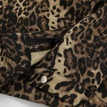 Load image into Gallery viewer, Unleash your wild side with our Retro Streetwear Leopard Print Trousers. Made from 100% cotton, these low-rise denim pants deliver bold style with a nod to classic streetwear vibes. The edgy leopard print makes them a statement piece, perfect for turning heads wherever you go.
