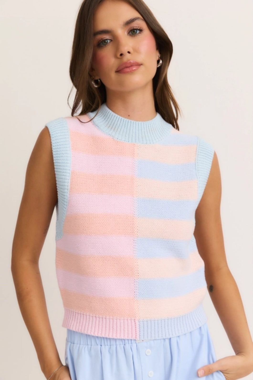 Pastel Sweater Vest