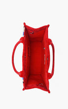Load image into Gallery viewer, Red bag with handles on a white background
