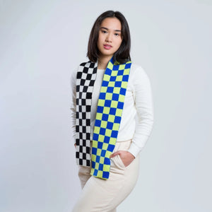 Checkerboard Mini Scarf