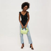 Load image into Gallery viewer, Pistachio Woven Knot Clutch
