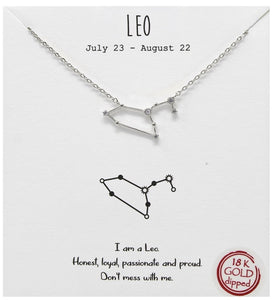 Zodiac Constellation Necklaces