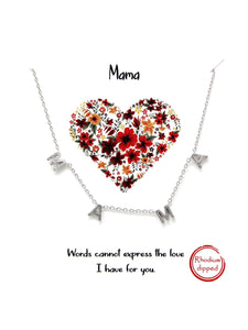 Mama Necklace Silver