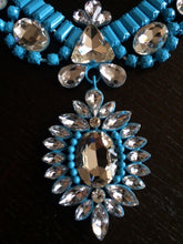 Load image into Gallery viewer, Blue Skies Crystal Necklace
