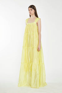 It is always fun to add a pop of color to your wardrobe. This chic and elegant Lime Yellow Maxi Dress is a great way to do it! Summer has never looked so good! This Lime Yellow Maxi Dress is feminine and sweet with a bow in the back and its sleeveless, floor length, and an A line design. Such a pretty summer dress! Holds up well in all the different ways you can wear it, from a beach day to a formal event.